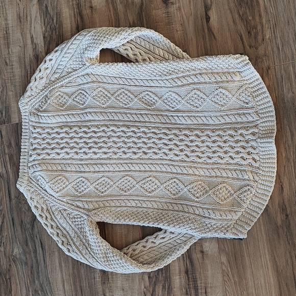 EUC L.L. Bean Signature Cotton Fisherman Tunic Sweater - Picture 7 of 8